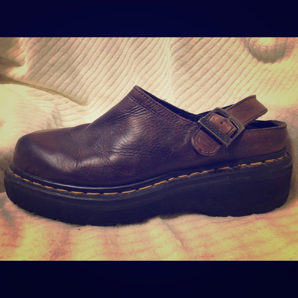 Doc Martens sling back clogs